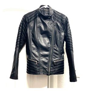 LA Coalition Black Leather Jacket